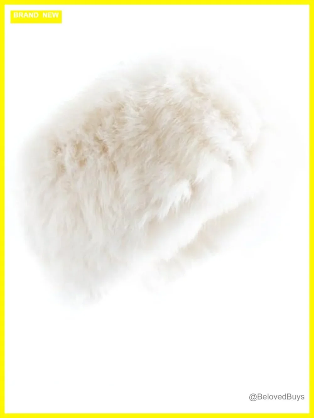 Genuine Rabbit Fur Headband 2-in-1 Snood Winter Neck Warmer Ear Warmer One Size